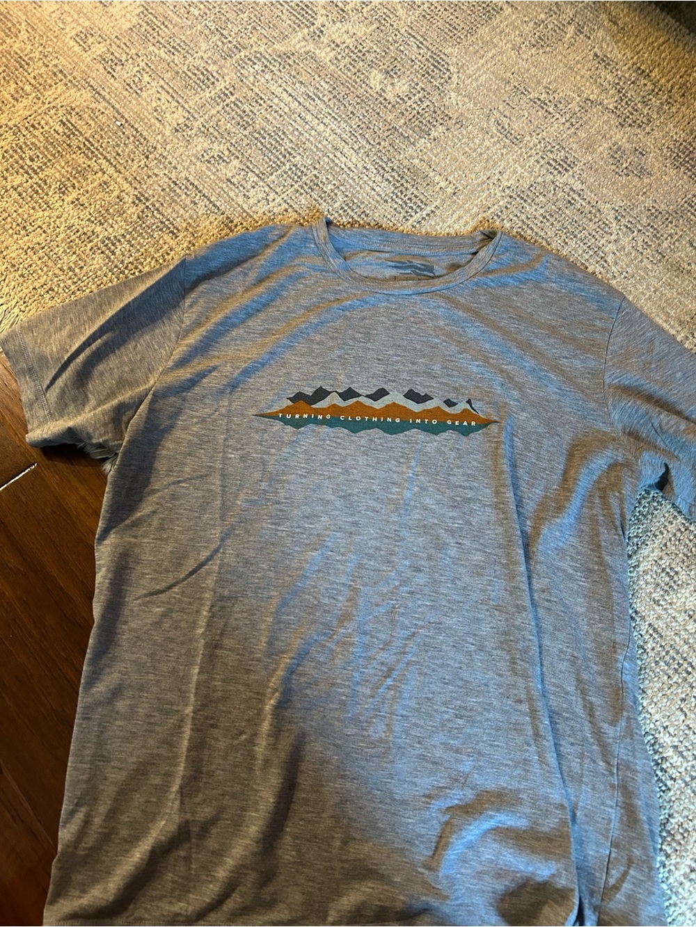 Men's Heather Gray Graphic Crewneck T-Shirt SITKA hunting
